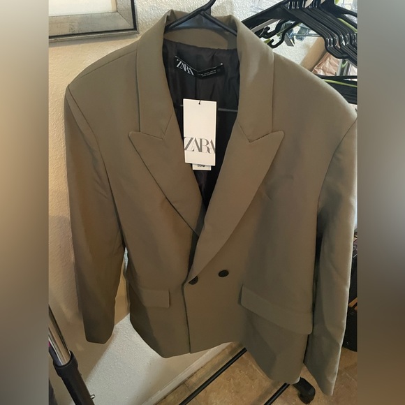 New Zara Double Breasted Blazer (Oversized) - Picture 6 of 7